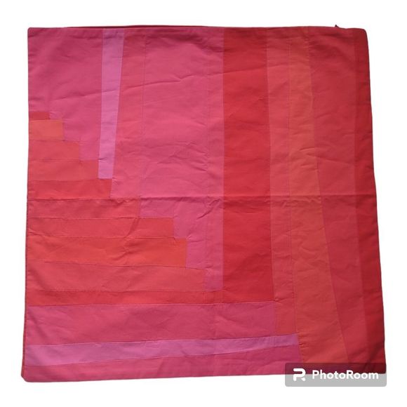 Annie Selke Pillow Cover Case Pinecone Hill Plait Patched  Decorative Sq… - Picture 2 of 9